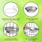 Pet Adobe Set of 2 Stainless Steel Hanging Pet Bowls for Food and Water, Dogs / Cats 48-Fl Oz 975685JCY - alternate 3